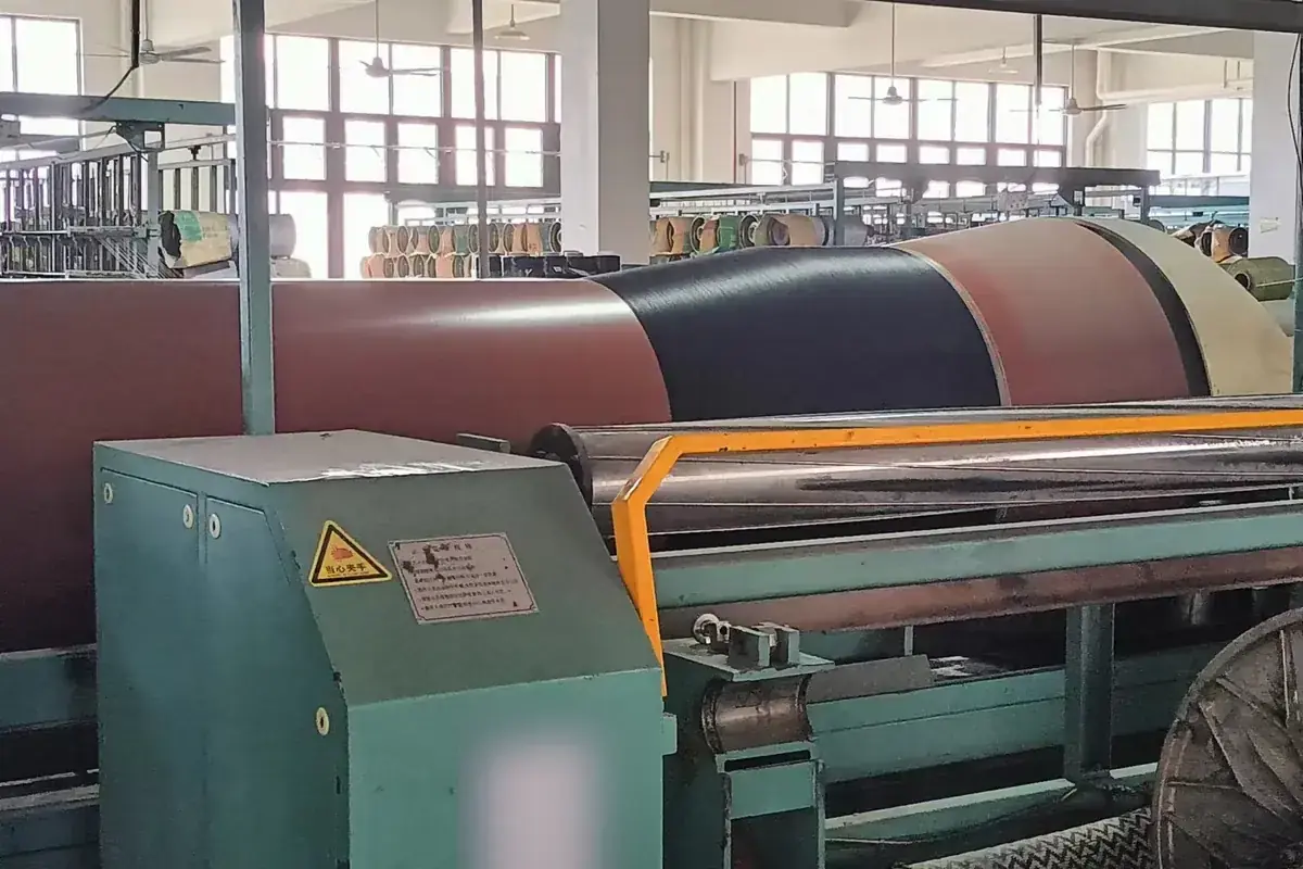 Finishing line at the woven vinyl production base